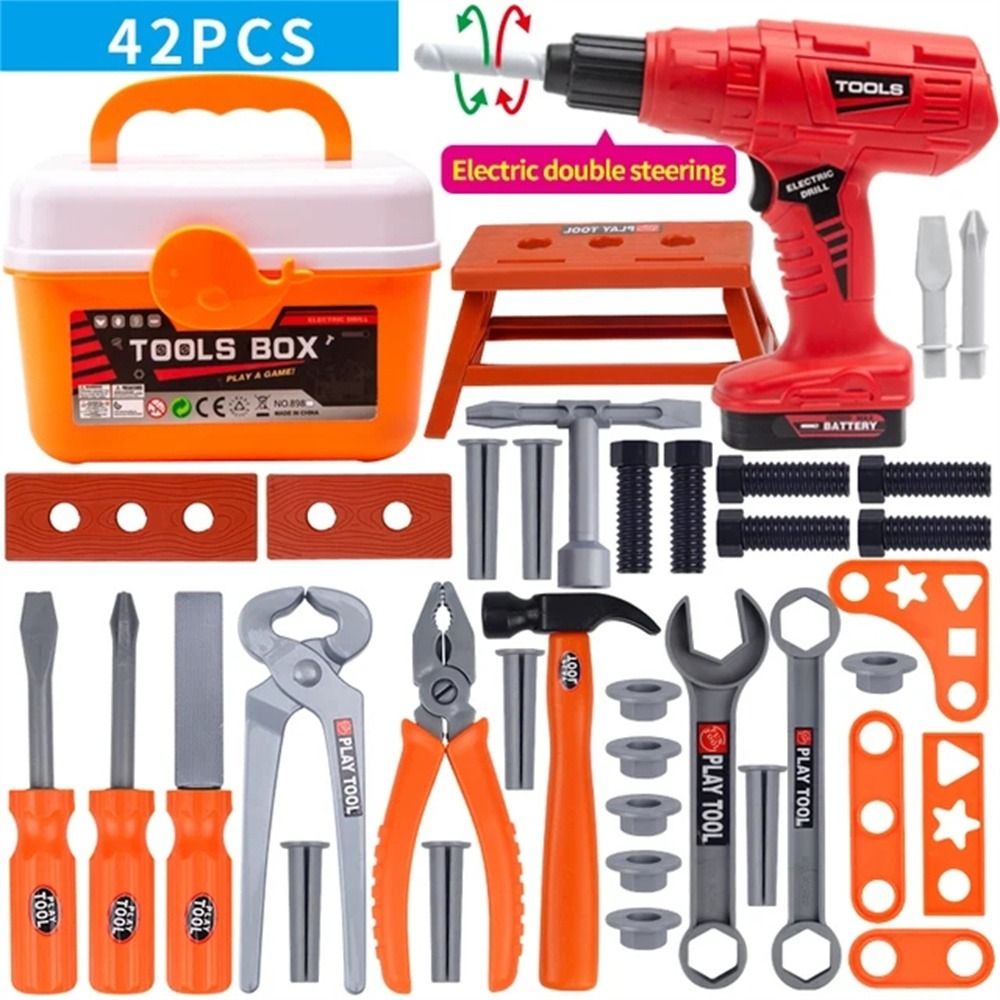 Electric Toy Drill Repair Tool - Workshop Tools Toy recension och pris