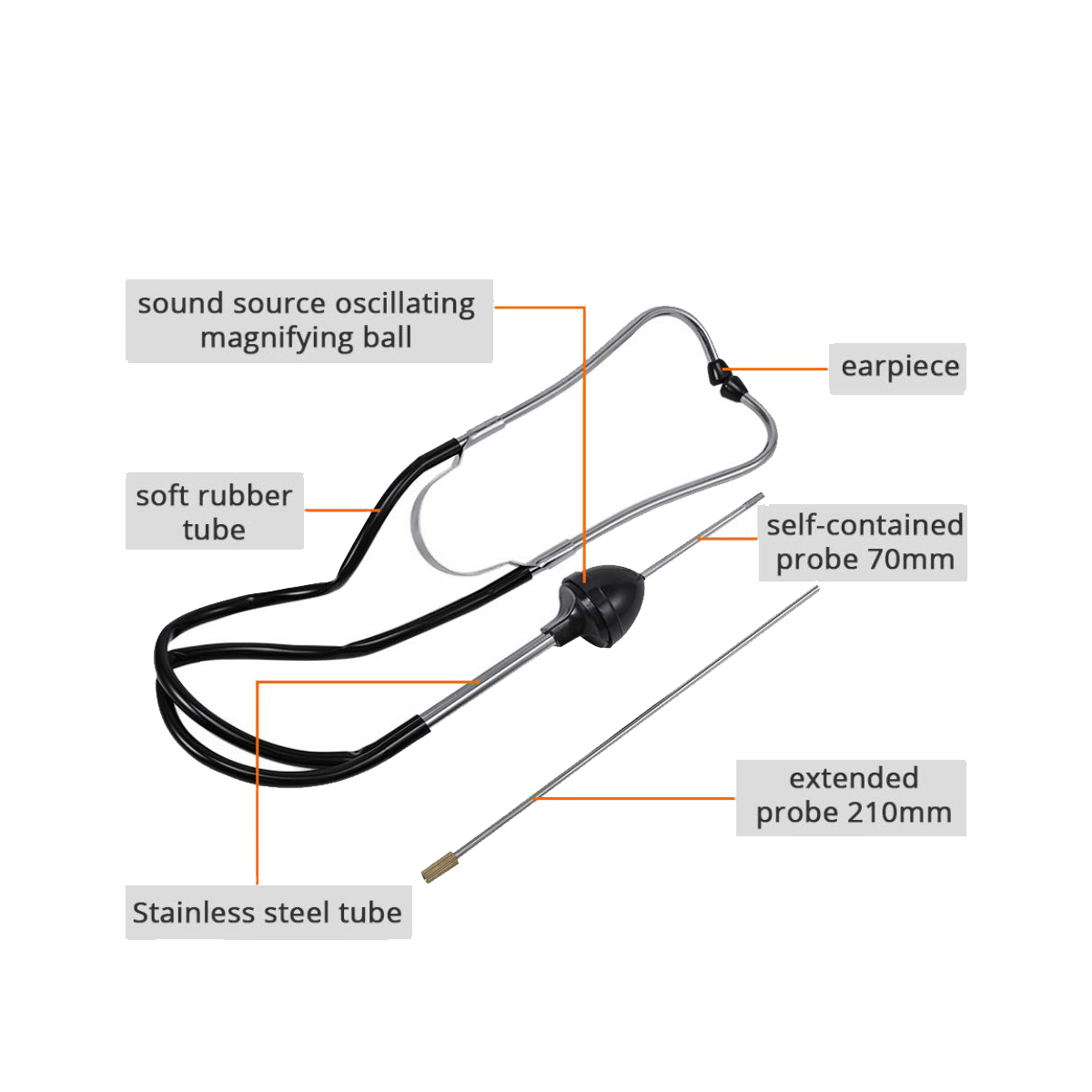 Automotive Stethoscope Mechani - Car Workshop Tools Kit recension och pris