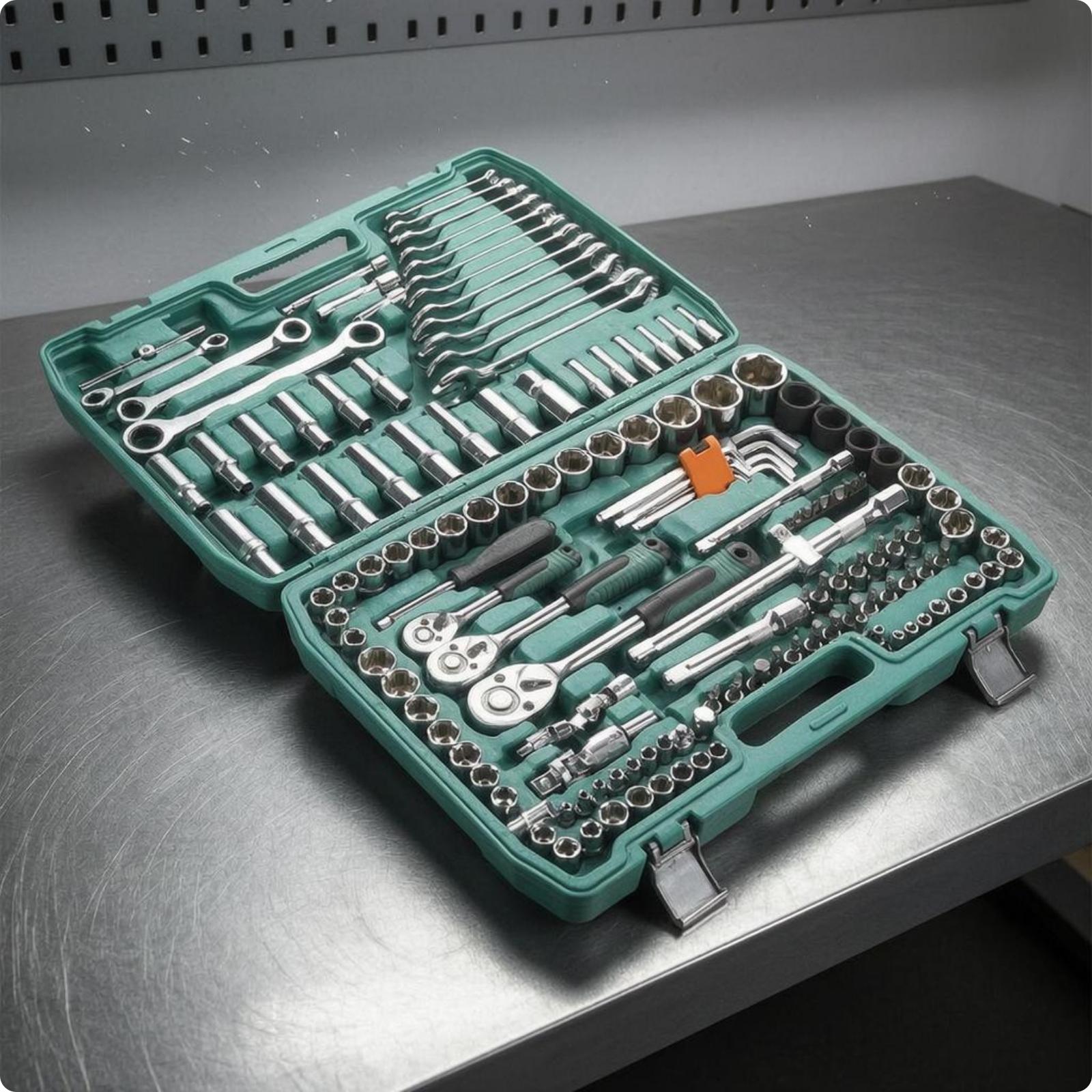 Ratchet Socket Wrench Set 151  - Car Workshop Tools Kit recension och pris