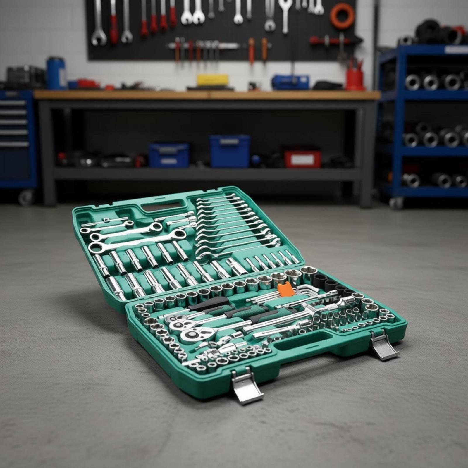 Ratchet Socket Wrench Set 151  - Car Workshop Tools Kit recension och pris